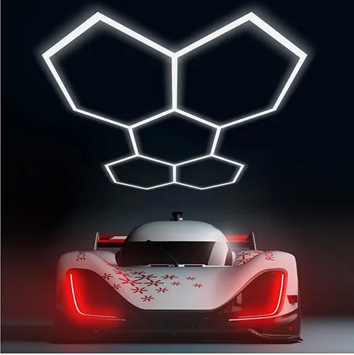 Lampada a LED «28x Hexagon LED Lampe Röhren Werkstatt Garage Wand Decken Leuchte Beleuchtung DE» — foto 4 dell'alert SR/03883/25