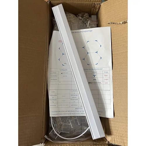 Lampada a LED «28x Hexagon LED Lampe Röhren Werkstatt Garage Wand Decken Leuchte Beleuchtung DE» — foto 5 dell'alert SR/03883/25