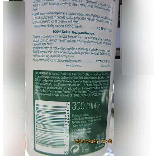 Shampoo e balsamo «2en1 Douceur» — foto 3 dell'alert SR/04127/25