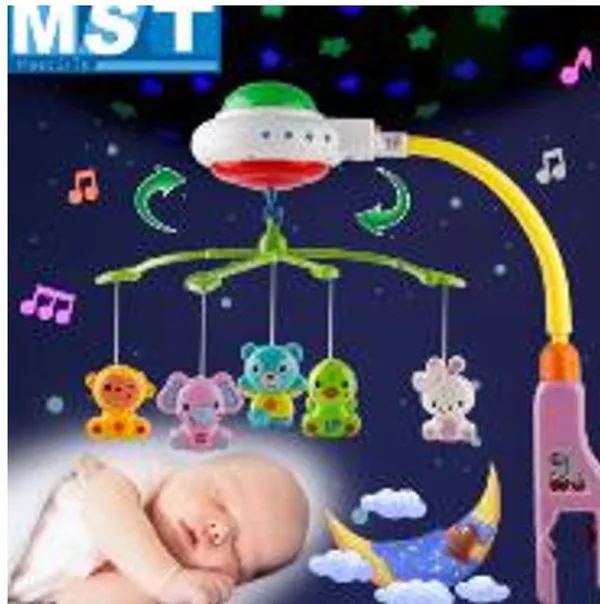 2X Baby Presepe Mobile giocattolo musicale (Mini Tudou)