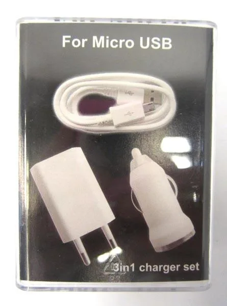 Unità di alimentazione «3 in 1 Charger Set for Micro USB» — foto 1 dell'alert A12/0931/17