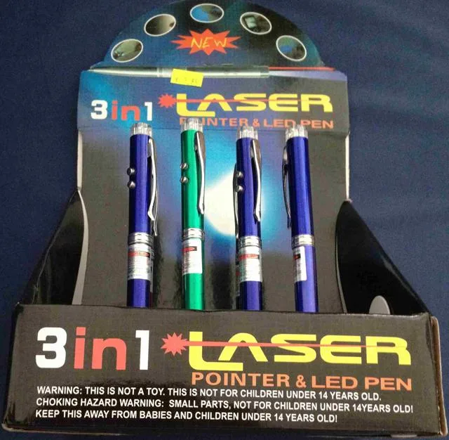 Puntatore laser «3 in 1 - LASER - Pointer & Led Pen» — foto 3 dell'alert A12/1450/13