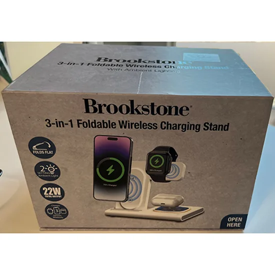 Stazione di ricarica «3-in1 Foldable Wireless Charging Stand» — foto 2 dell'alert A12/00826/24