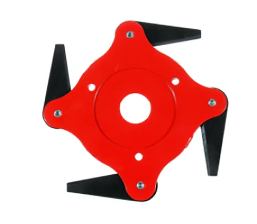 Attacco di taglio a flail per decespugliatrice «3 or 4 or 5 or 6 Teeth Blade Trimmer Head 65Mn Brush Cutter Blade for Lawnmower Grass Tr…»