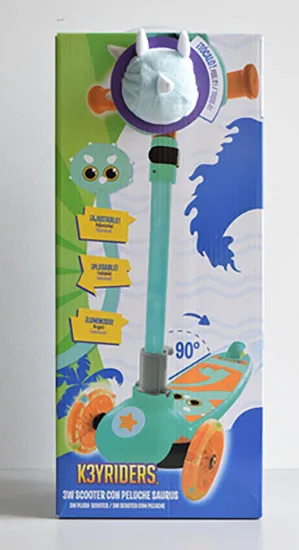 Scooter giocattolo «3 W SCOOTER CON PELUCHE SAURUS» — foto 1 dell'alert A12/01854/23