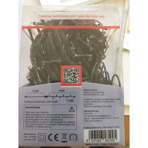Catena di illuminazione «300 led» — foto 3 dell'alert SR/00821/25