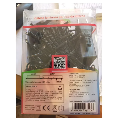 Catena di illuminazione «300 led» — foto 3 dell'alert SR/00839/25