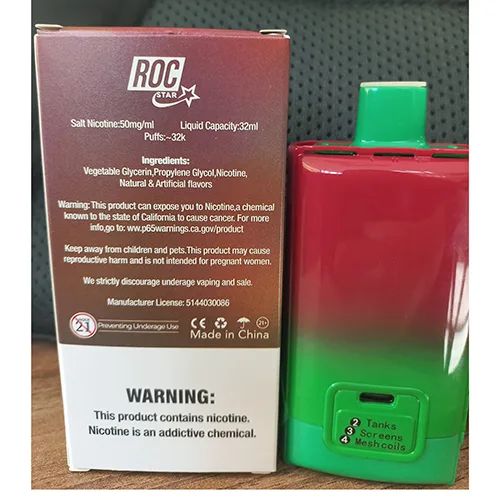 Sigaretta elettronica «32K Puffs Dual Tank» — foto 1 dell'alert SR/00522/25
