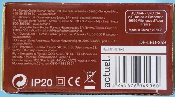 Catena di illuminazione «35 LED** Lampes fixes» — foto 2 dell'alert A11/0072/16