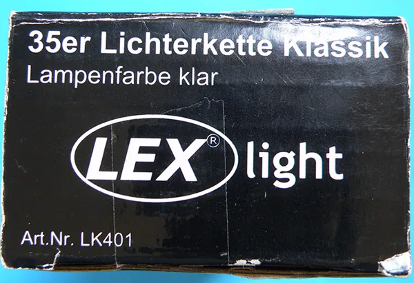 Catena di illuminazione «35er Lichterkette Klassik» (LEXlight)