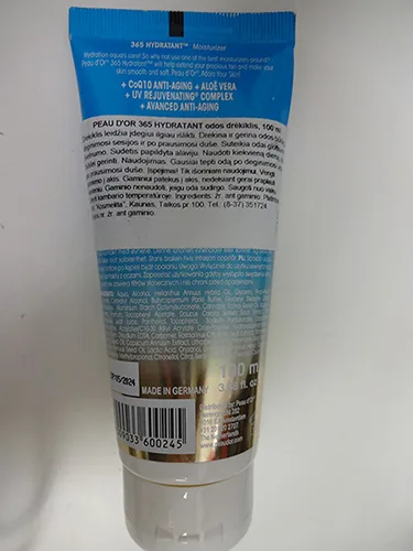 Crema idratante «365 HYDRATANT» — foto 2 dell'alert A12/01092/22