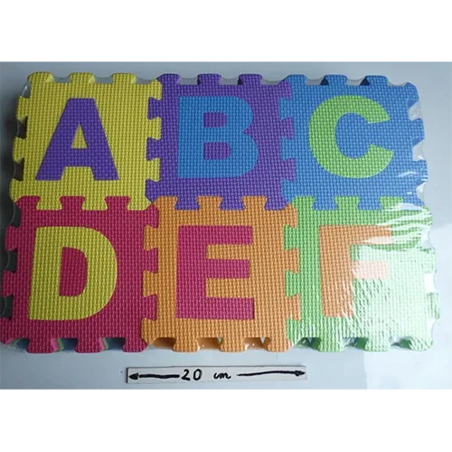 Tappetino da gioco «36Pcs Enfants Alphabet Lettres Chiffres Puzzle Coloré Enfants Tapis Tapis De jeu Sol Sou…» — foto 1 dell'alert A12/03290/24