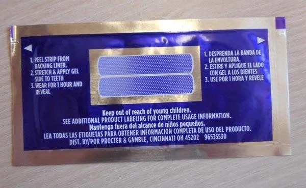 Strisce sbiancanti dei denti «3D White Whitestrips LUXE - Supreme FLEXFIT» — foto 3 dell'alert A12/1499/16