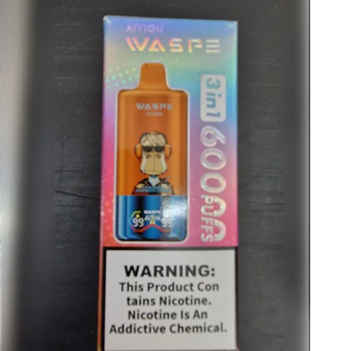 Sigaretta elettronica usa e getta «3in1, 5 % NICOTINE, 60000 puffs» (AIVIOU WASPE)