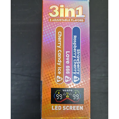 Sigaretta elettronica usa e getta «3in1, 5 % NICOTINE, 60000 puffs» — foto 5 dell'alert SR/02685/26