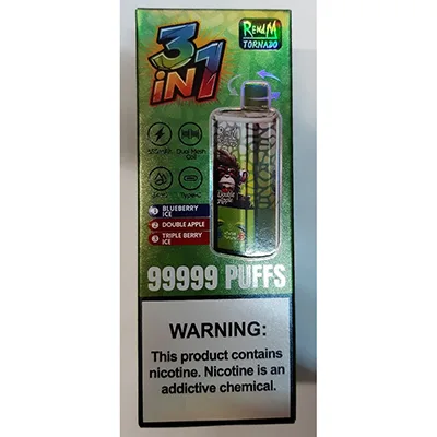 Sigaretta elettronica monouso «3iN1; 99999 PUFFS» (RENdM TORANDO)