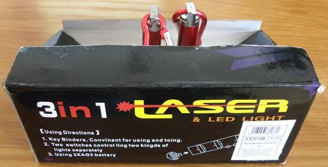 puntatore laser «3in1 LASER & LED LIGHT» — foto 3 dell'alert A12/0784/14
