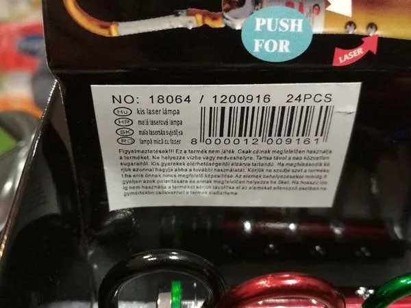 Puntatori laser «3in1 NEW LASER & LED LIGHT» — foto 4 dell'alert A12/1313/19