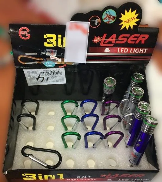 Puntatore laser «3in1 NEW LASER & LED LIGHT; kis laser lámpa» — foto 4 dell'alert A12/1926/19