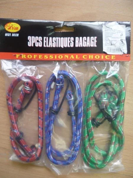 Cinghie elastiche per bagagli «3PCS ELASTIQUES BAGAGE ('3 pieces elasticated luggage straps')» — foto 1 dell'alert A12/0389/16
