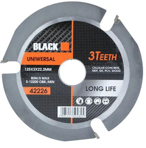 Lama per seghe circolari «3Teeth Uniwersal» (Black)