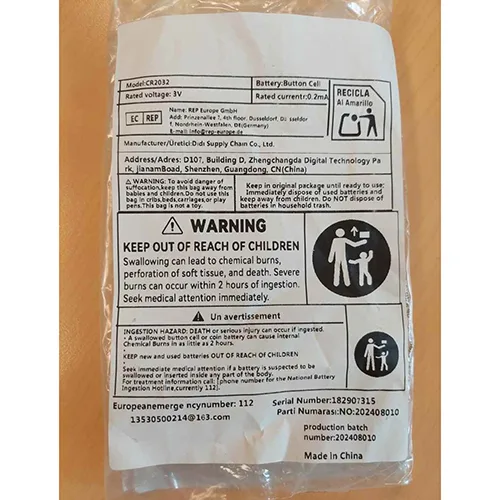 Batterie a bottone «3V WHITECRANE CR2032» — foto 4 dell'alert SR/03517/25