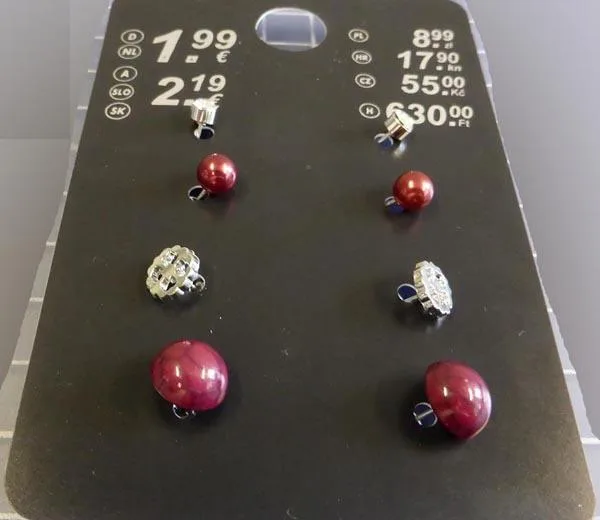 Orecchini «4 pairs earrings» — foto 1 dell'alert A12/0449/17