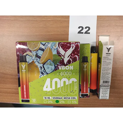 Sigaretta elettronica monouso «4000» (VBON)