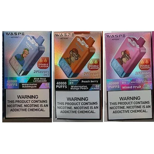 Sigaretta elettronica monouso «40000 PUFFS DOUBLE FLAVOR SALT NICOTINE 5,0% 36ML» — foto 1 dell'alert SR/02551/26