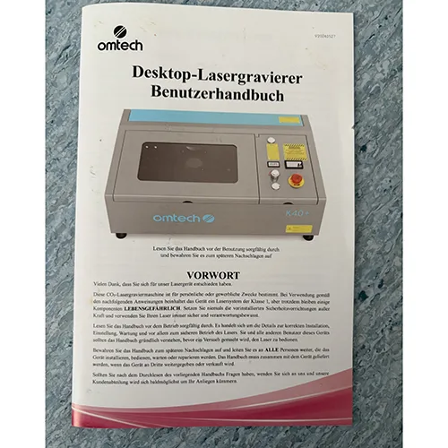 Macchina per incisione laser «40W Desktop Laser Graviermaschine &amp; Cutter» — foto 3 dell'alert SR/00735/26