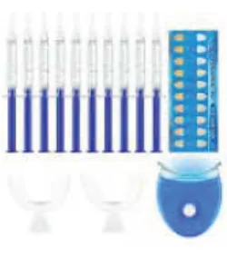 Sistema di sbiancamento dentale «44% Peroxide Dental Bleaching System Oral Gel-teeth Whitening Agent (10/6/4/3pc Set)» — foto 2 dell'alert A12/00538/23