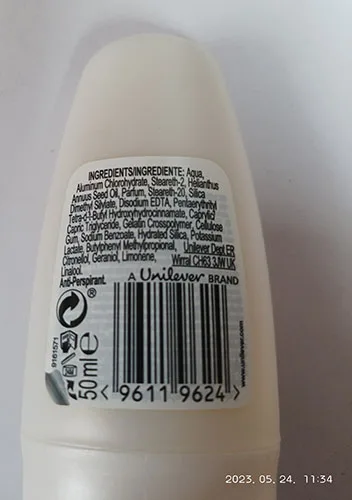 Deodorante «48 HR anti-transpirant deodorant» — foto 2 dell'alert A12/02394/23