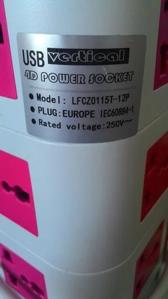 Cavo multi-plug/estensione «4D POWER SOCKET» — foto 3 dell'alert A12/0911/16