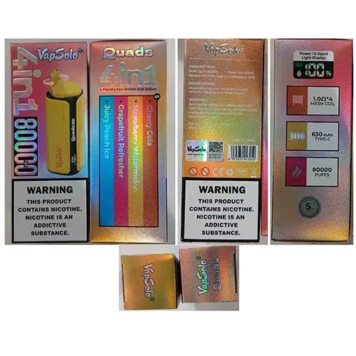 Sigaretta elettronica monouso «4in1 80000 PUFFS 5% NICOTINE» — foto 3 dell'alert SR/02549/26