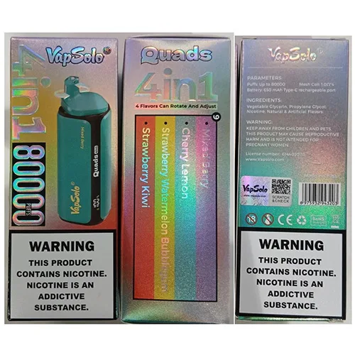 Sigaretta elettronica monouso «4in1 80000 PUFFS 5% NICOTINE» — foto 5 dell'alert SR/02549/26