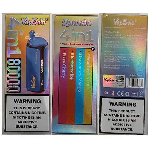Sigaretta elettronica monouso «4in1 80000 PUFFS 5% NICOTINE» — foto 6 dell'alert SR/02549/26