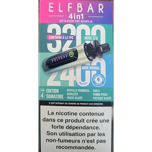 Sigaretta elettronica monouso «4in1 prefilled pod kit» — foto 2 dell'alert SR/02478/26