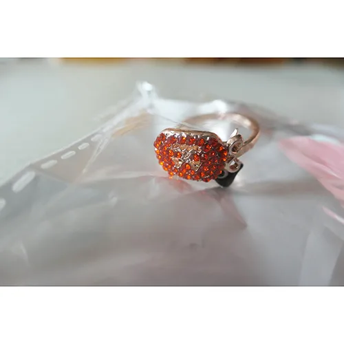 Set di gioielli «4pcs Halloween Schmuck Set Thanksgiving Kürbis Ring Halskette Ohrringe für Frauen Strass…» — foto 3 dell'alert A12/03176/24