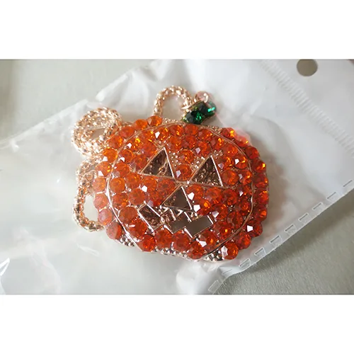 Set di gioielli «4pcs Halloween Schmuck Set Thanksgiving Kürbis Ring Halskette Ohrringe für Frauen Strass…» — foto 4 dell'alert A12/03176/24