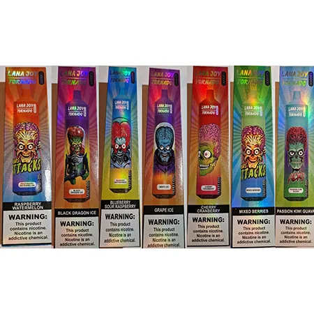 Sigaretta elettronica monouso «5 % NICOTINE, 120000 puffs, volume: 40 ml» (LANA JOY TORNADO)