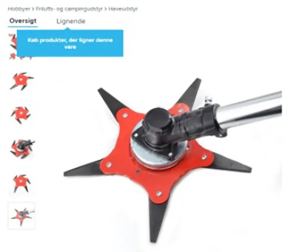 Attacco di taglio a falda per spazzole «5 Tooth Brush Cutter Brushcutter Electric Garden Trimmer 5trimmer Mower Blade»