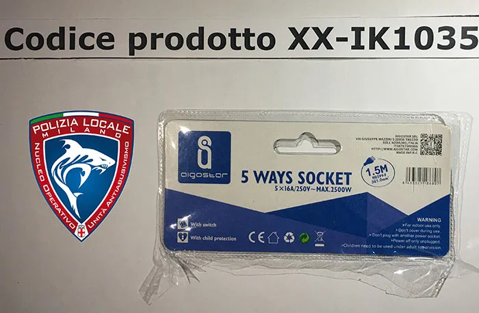 Piombo di estensione «5 WAYS SOCKET» — foto 3 dell'alert A12/01266/21