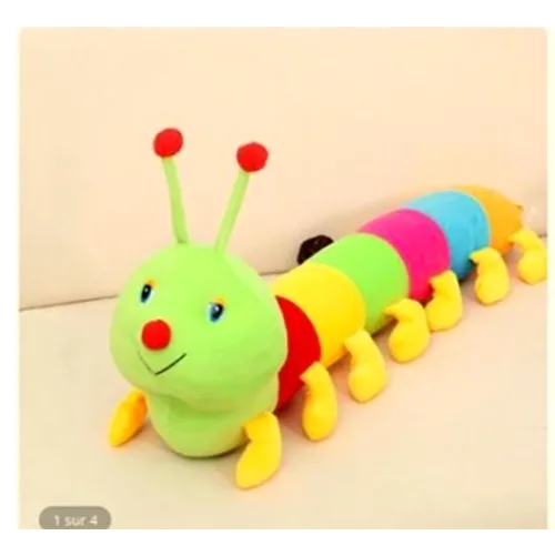 Giocattolo morbido «50 cm Coloré Inchworm Doux Belle Chenille Oreiller Peluche Développement Bébé Jouet» — foto 2 dell'alert A12/01032/24