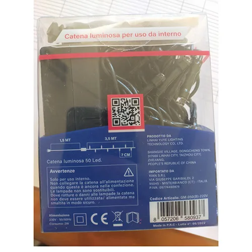 Catena di illuminazione «50 led» — foto 4 dell'alert SR/00823/25