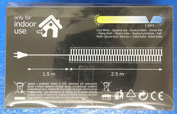 Catena di illuminazione «50 LED LIGHTS / Christmas LED Lights» — foto 3 dell'alert A12/01413/21