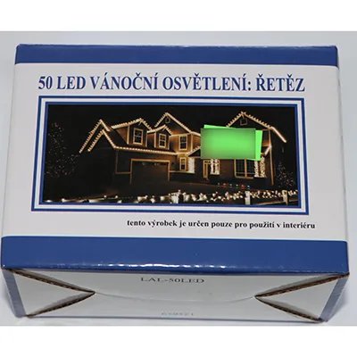 Catena di illuminazione «50 LED VÁNOČNÍ VENKOVNÍ OSVĚTLENÍ ŘETĚZ» (L&amp;S)
