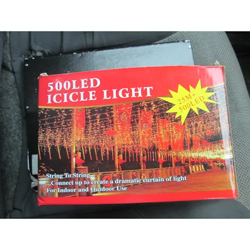 Catena di illuminazione «500 LED ICICLE 25M+500LED» — foto 1 dell'alert SR/03199/25