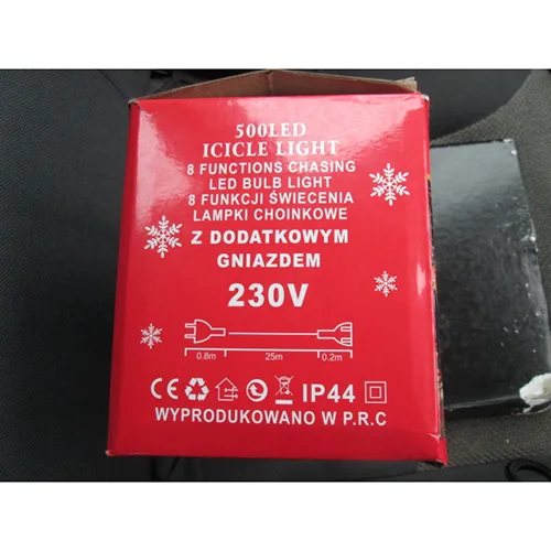 Catena di illuminazione «500 LED ICICLE 25M+500LED» — foto 3 dell'alert SR/03199/25
