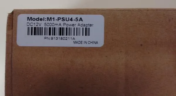 Alimentazione elettrica «500mA Power Adaptor» — foto 2 dell'alert A12/1083/18