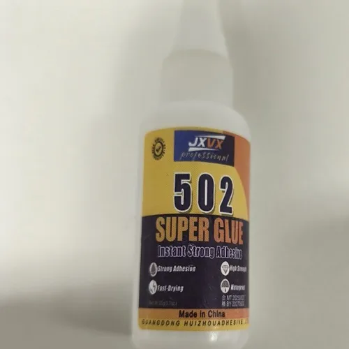 Colla «502 - Super Glue Instant Strong Adhesive» (JXVX)